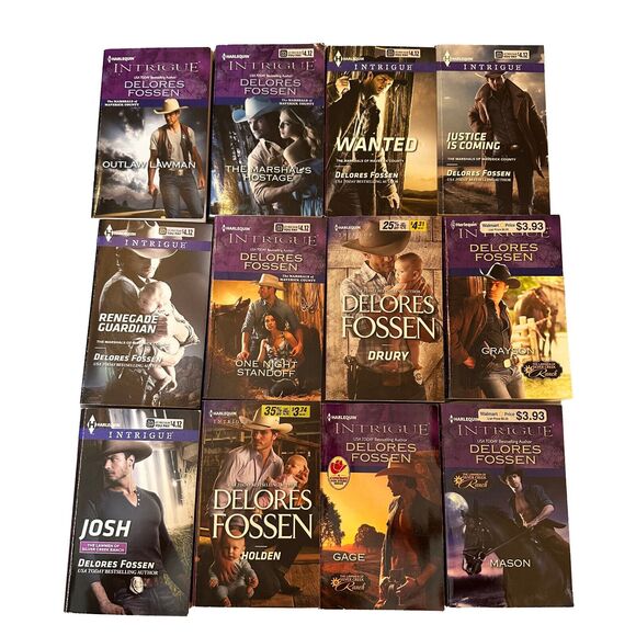 Harlequin Books Romantic Intrigue  Marshalls of Maverick County Set of 12 - Picture 2 of 3